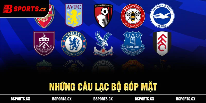 Ảnh: Những câu lạc bộ góp mặt